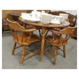 Round kitchen table with 4 chairs