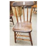 Vintage spindle chair