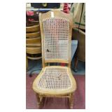 Cane back & seat rocking chair - caning needs