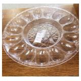 Plastic egg dish
