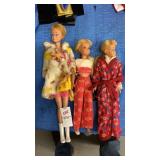 3 Vintage Barbie dolls