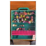 Shopkins in display case