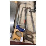 2 bone saws and 1 hack saw