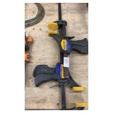 2 quick grip bar clamps