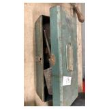 Small steel toolbox with grinding stones