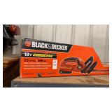 Black and Decker 18v cordless hedge trimmer