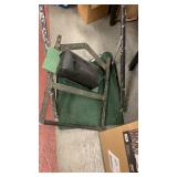 Aluminum climbing tree stand with seat