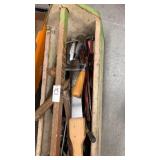 Tool box with assorted tools , container of