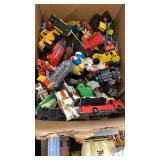 Box full of matchbox cars