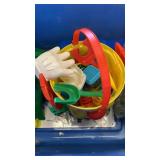 Tub with assorted games