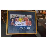Framed Pittsburgh Penguins promo photo print from
