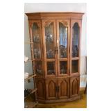 Lighted China cabinet - contents separate
