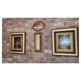 Wall art decor,mirror, clock lot