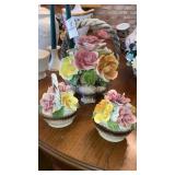 3 Capodimonte baskets