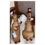 Royal Haeger figural bottles