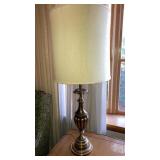 Pair Stiffel brass table lamps