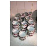 Japan china demitasse expresso cups & saucers