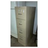 4-drawer file cabinet