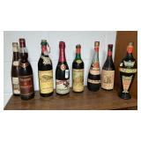 8 bottle imported Chianti asst most sealed