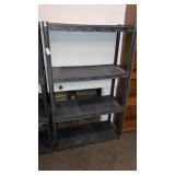 Plastic shelving unit