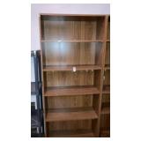 Bookcase shelving unit