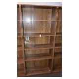 Bookcase shelving unit