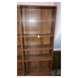 Bookcase shelving unit