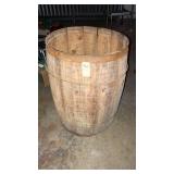 Antique nail keg barrel