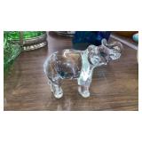 Baccarat crystal elephant figurine