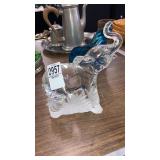 Lenox crystal elephant 7" tall