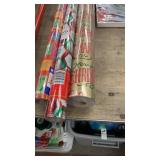 Lot set of Christmas wrapping paper
