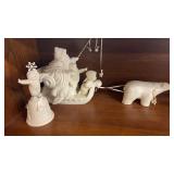 Large Christmas and bell Dept.56/Snowbabies