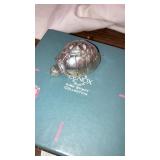 Lenox Kirk steiff pewter mini turtle 2" long