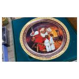 2012 Christmas Memories Santa plate Norman