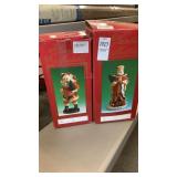 Pair of Windsor collection Santas