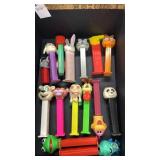 Assorted pez candy holders