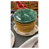 Pier 1 bowls with flower tray