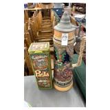 Large stein 21 inches tall and pasta tin