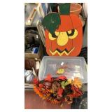 Thanksgiving and Halloween decorations