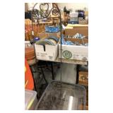 Metal Garden hangers, border fencing and glass