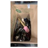 Box lot of kitchen utensils