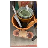 Lot of pots, bowls and other