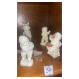 Lot of 4 Dept 56/Snowbabies