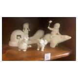 Lot of 4 Dept 56/Snowbabies