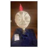 Rare antique German blown glass clip on ornament