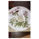 Shafford Chinese garden pedestal cake plate Japan