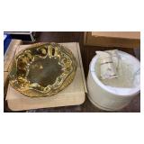 Lenox secret garden mini watering can, brass USA