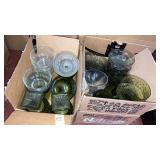 Vintage Glass dessert dishes 2 boxlots 20pcs