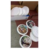 6 porcelain collector plates country Zolan