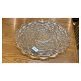 Fostoria American 19" underplate for punch bowl